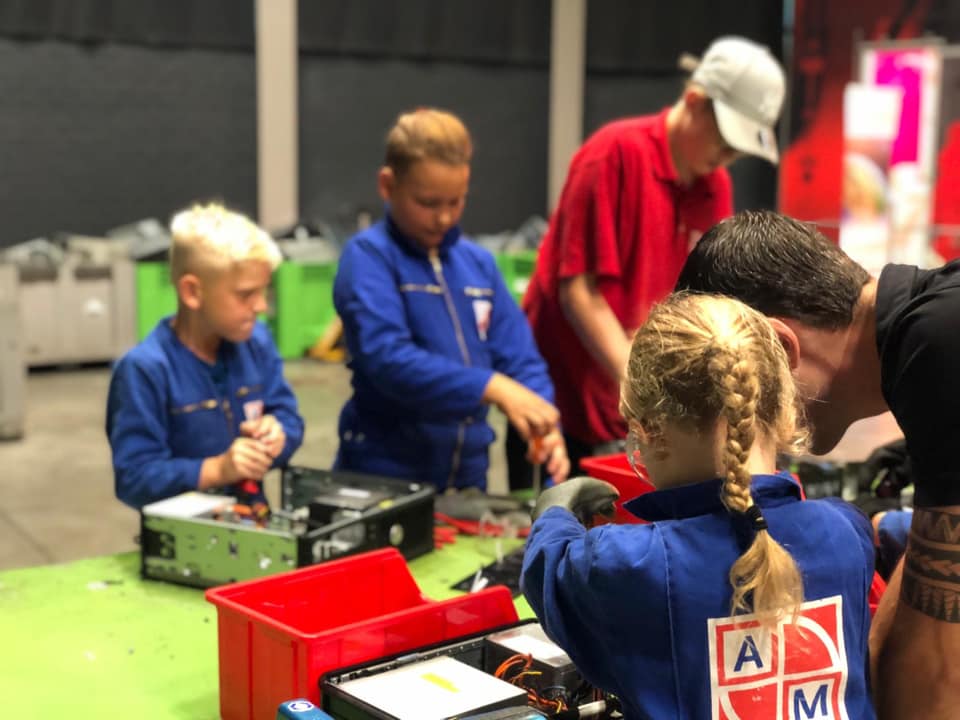 De A&M Recycling Groep op Jeugdvakantieland 2020